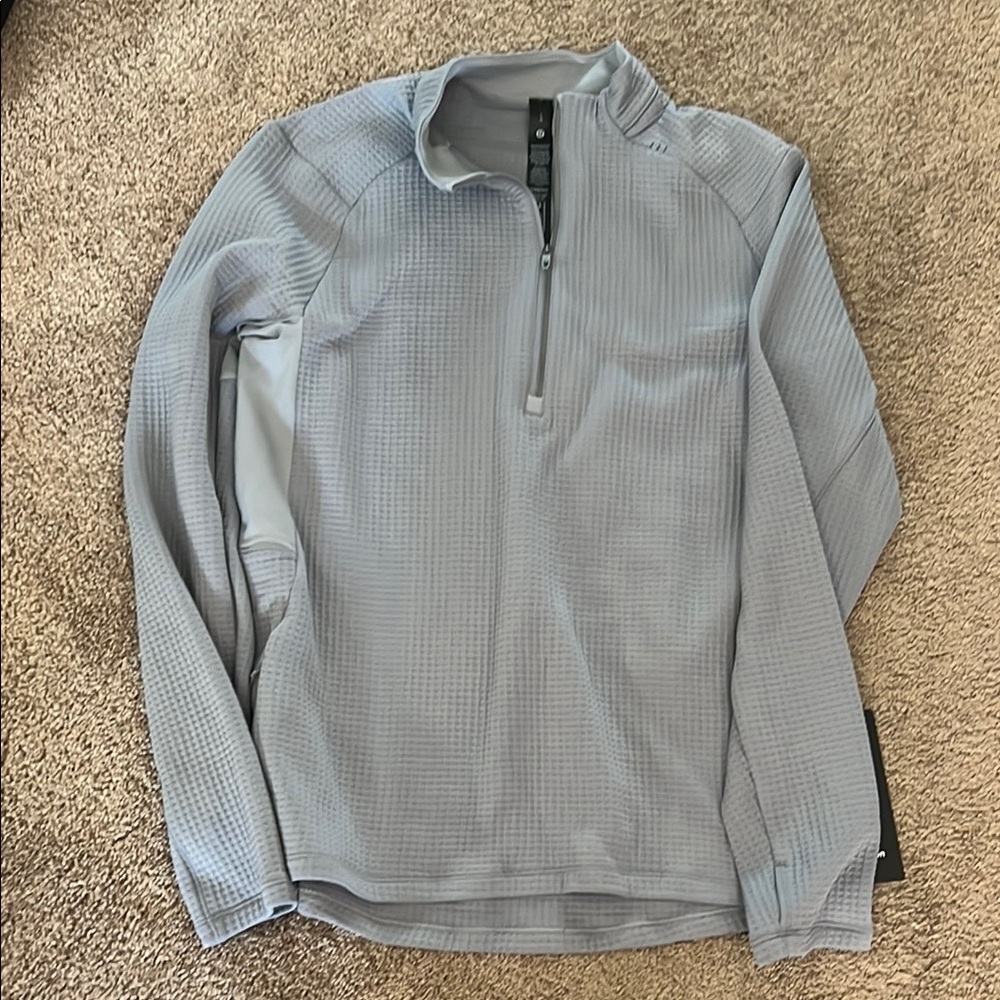 Lululemon mens Gray Quarter-Zip Pullover